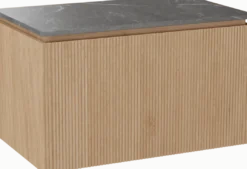 Balmani Eclips badkamermeubel met Stretto wastafelblad voor waskom(men)