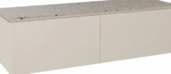 Balmani Eclips badkamermeubel met Stretto wastafelblad voor waskom(men)