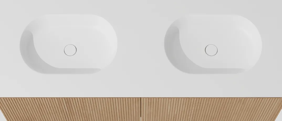 Balmani Eclips badkamermeubel met Tablo Oval wastafel
