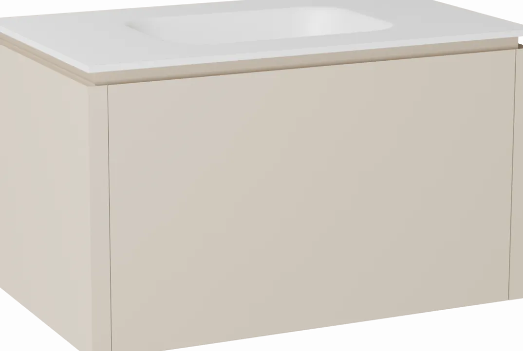 Balmani Eclips badkamermeubel met Tablo Arcato wastafel, afvoerplug inbegrepen