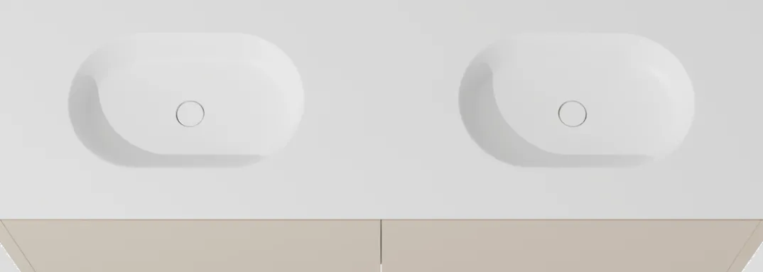 Balmani Eclips badkamermeubel met Tablo Oval wastafel