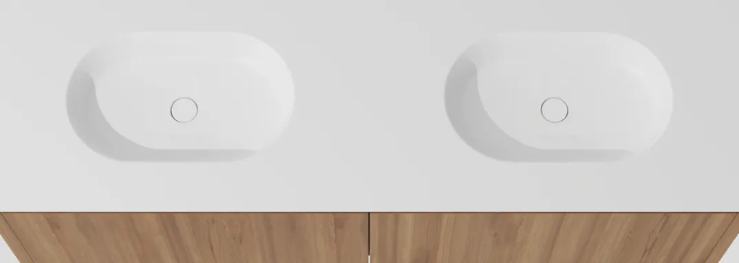 Balmani Eclips badkamermeubel met Tablo Oval wastafel