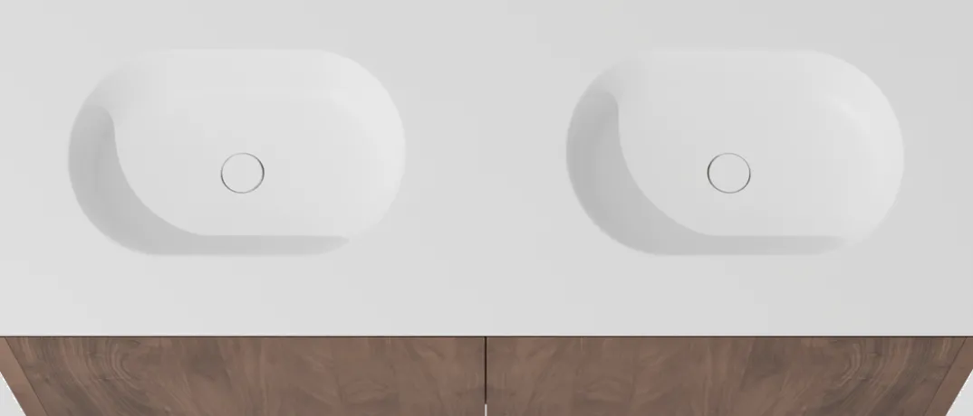 Balmani Eclips badkamermeubel met Tablo Oval wastafel