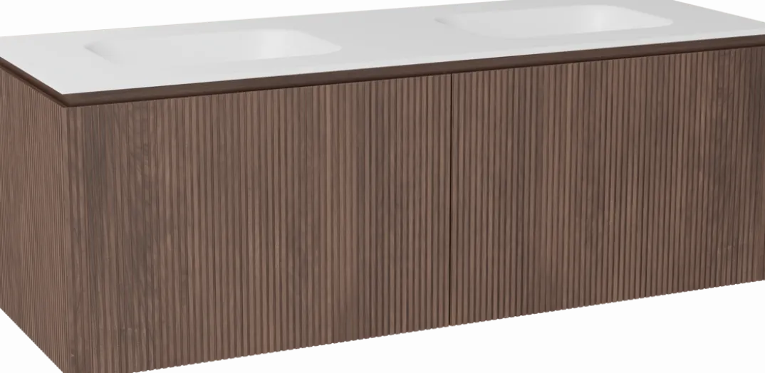 Balmani Eclips badkamermeubel met Tablo Arcato wastafel, afvoerplug inbegrepen