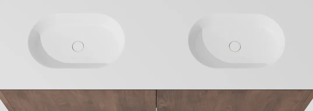 Balmani Eclips badkamermeubel met Tablo Oval wastafel