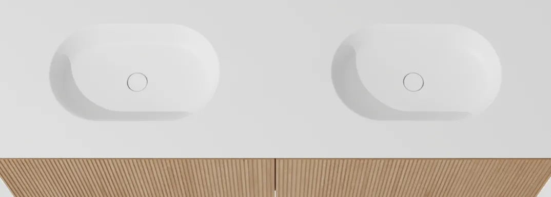 Balmani Eclips badkamermeubel met Tablo Oval wastafel