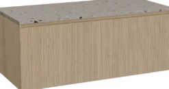 Balmani Fila by Mitra badkamermeubel met Stretto wastafelblad voor waskom(men)