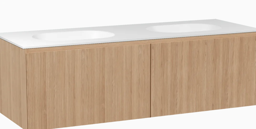 Balmani Fila by Mitra badkamermeubel met Tablo Oval wastafel