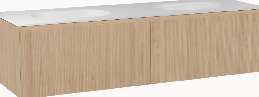 Balmani Fila by Mitra badkamermeubel met Tablo Oval wastafel
