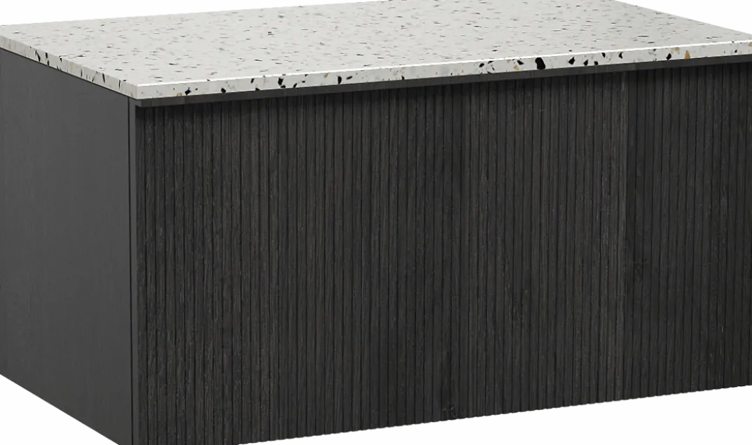Balmani Forma badkamermeubel met Stretto wastafelblad voor waskom(men)