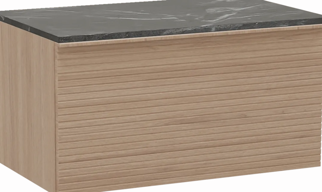 Balmani Forma badkamermeubel met Stretto wastafelblad voor waskom(men)