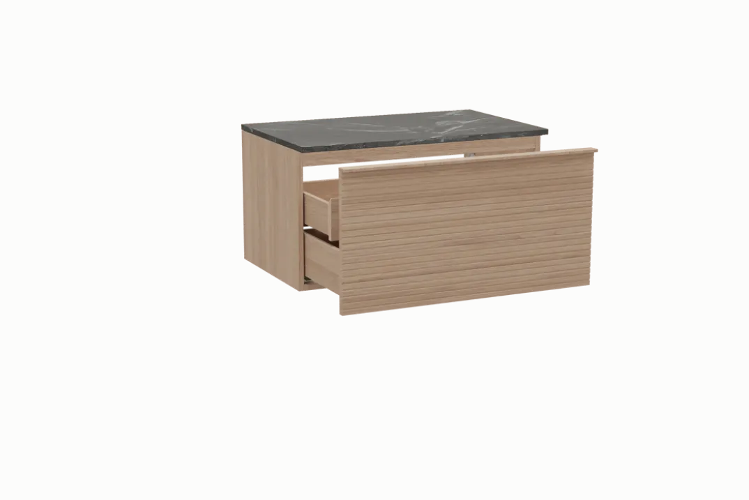 Balmani Forma badkamermeubel met Stretto wastafelblad voor waskom(men)