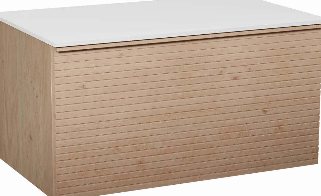 Balmani Forma badkamermeubel met Stretto wastafelblad voor waskom(men)