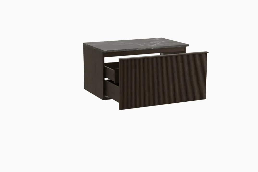 Balmani Forma badkamermeubel met Stretto wastafelblad voor waskom(men)