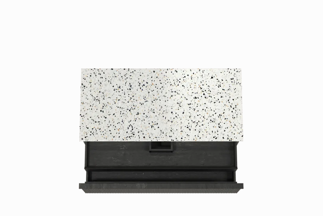 Balmani Forma badkamermeubel met Stretto wastafelblad voor waskom(men)