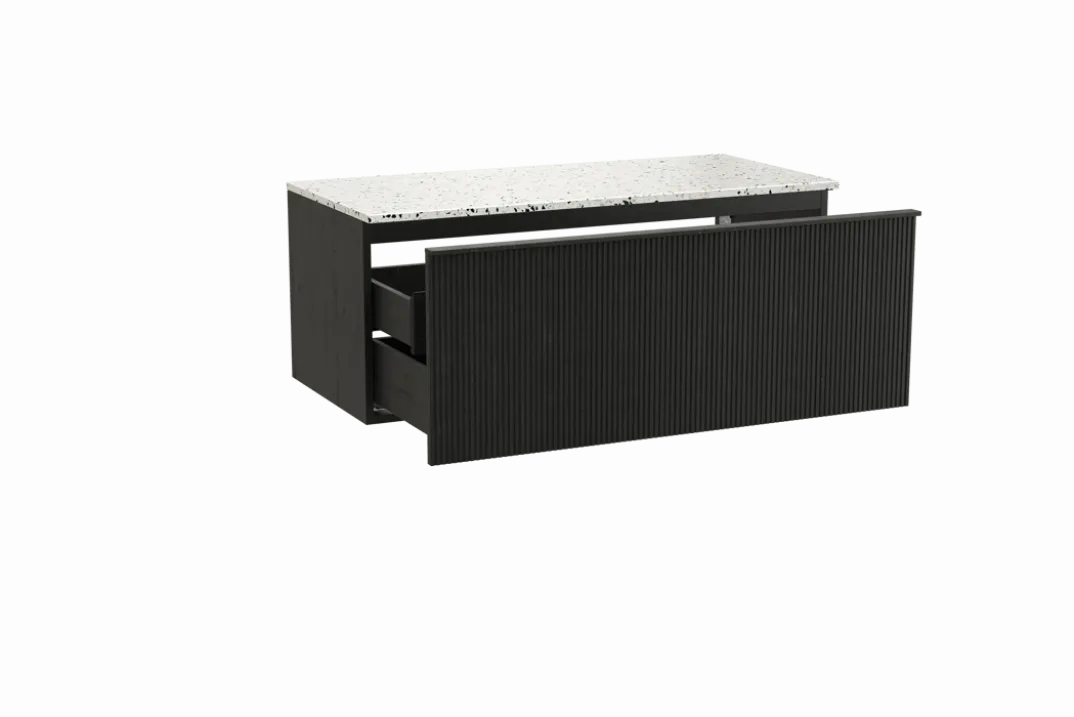 Balmani Forma badkamermeubel met Stretto wastafelblad voor waskom(men)