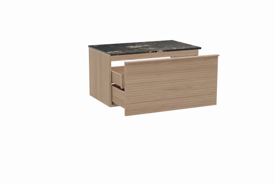 Balmani Forma badkamermeubel met Stretto wastafelblad voor waskom(men)