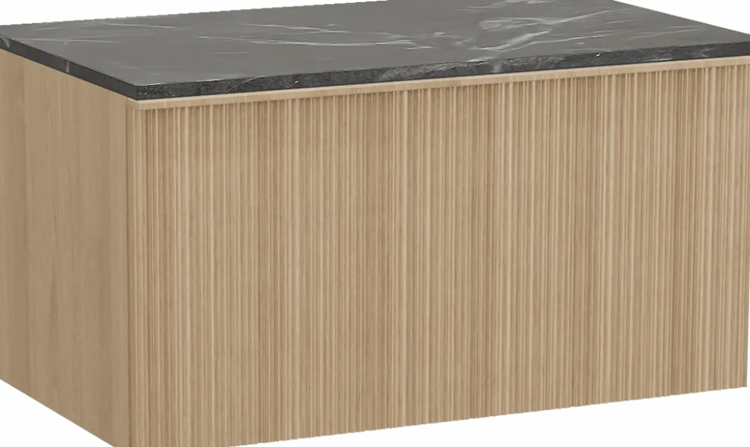 Balmani Forma badkamermeubel met Stretto wastafelblad voor waskom(men)