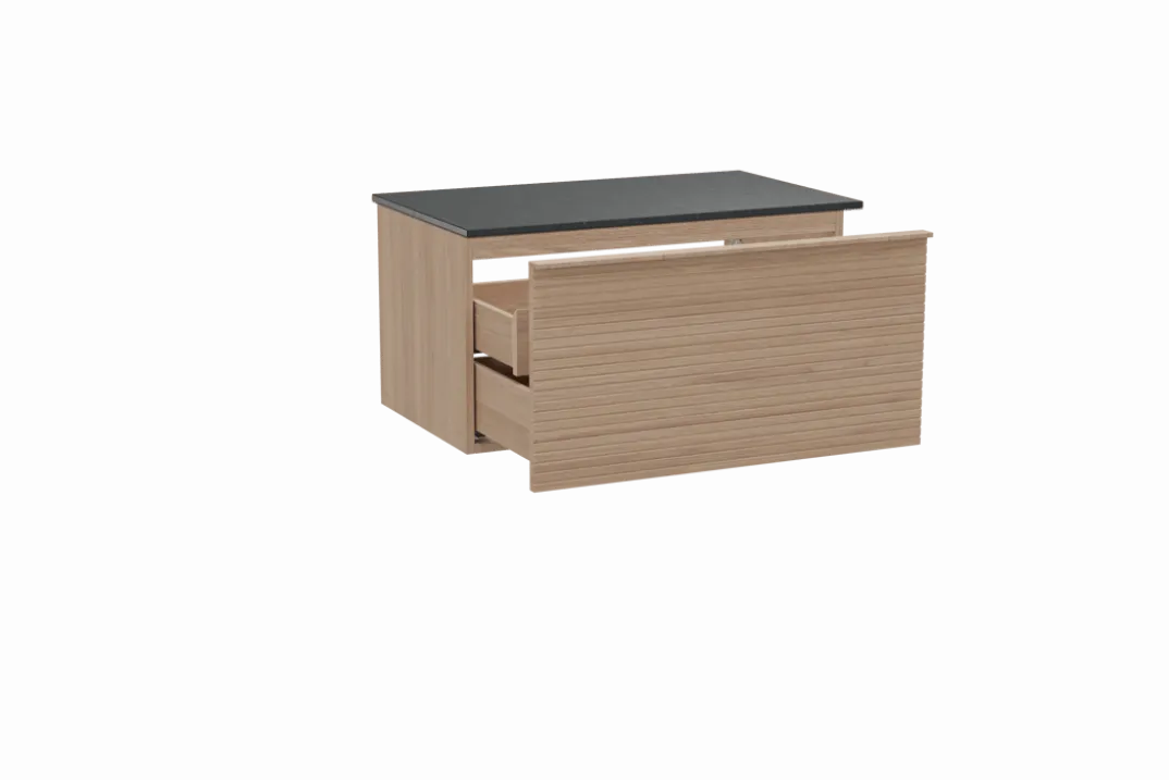 Balmani Forma badkamermeubel met Stretto wastafelblad voor waskom(men)