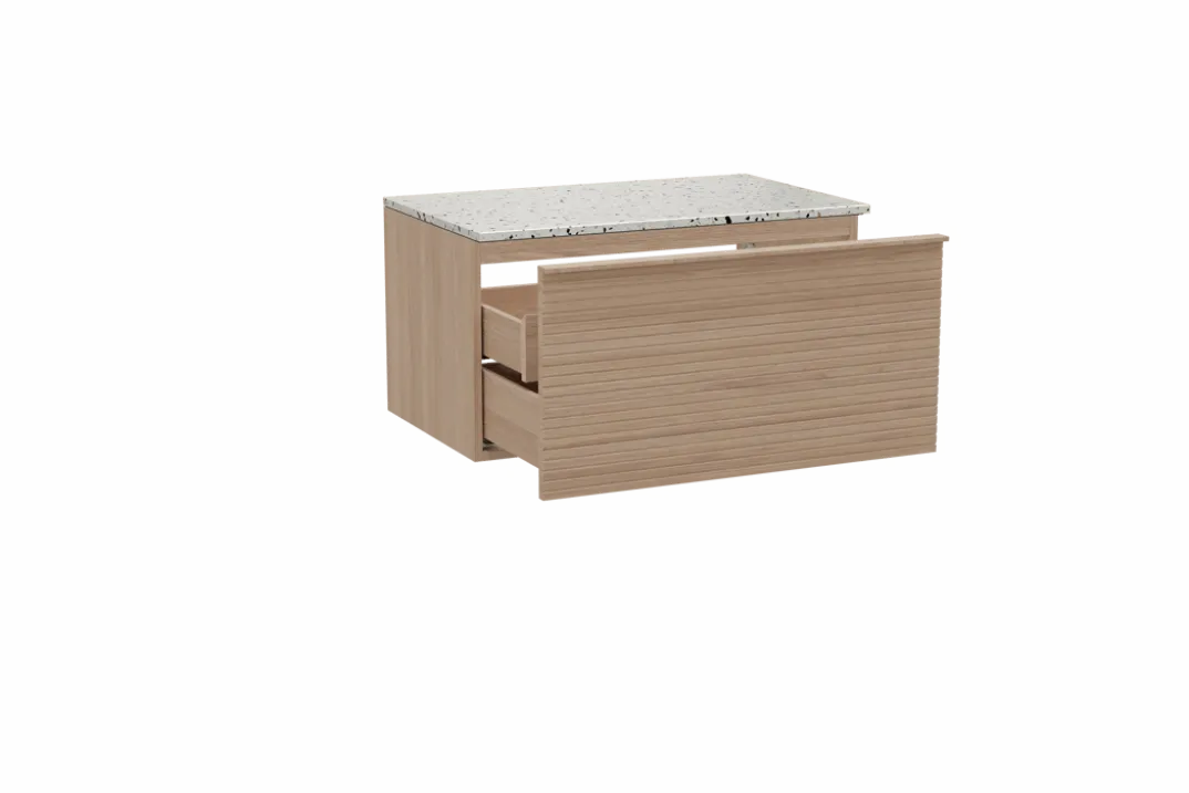 Balmani Forma badkamermeubel met Stretto wastafelblad voor waskom(men)