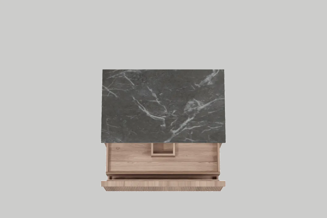 Balmani Forma badkamermeubel met Stretto wastafelblad voor waskom(men)