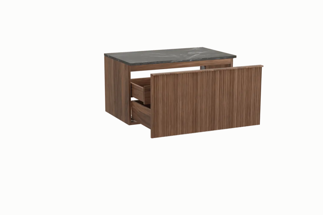 Balmani Forma badkamermeubel met Stretto wastafelblad voor waskom(men)