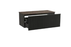 Balmani Forma badkamermeubel met Stretto wastafelblad voor waskom(men)