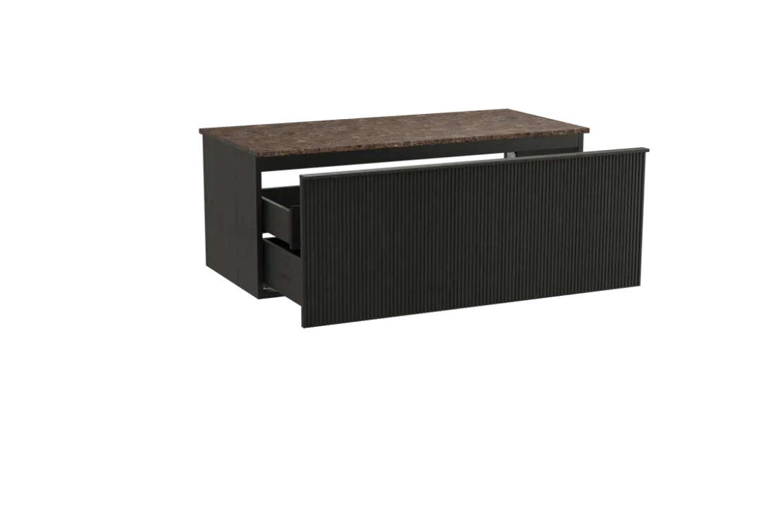 Balmani Forma badkamermeubel met Stretto wastafelblad voor waskom(men)