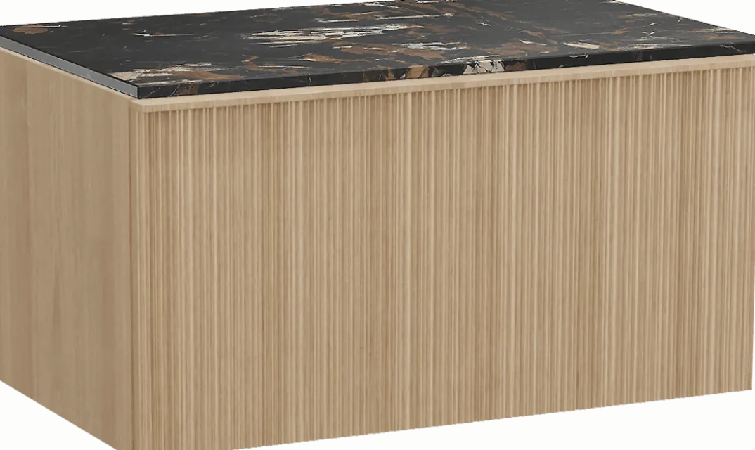 Balmani Forma badkamermeubel met Stretto wastafelblad voor waskom(men)