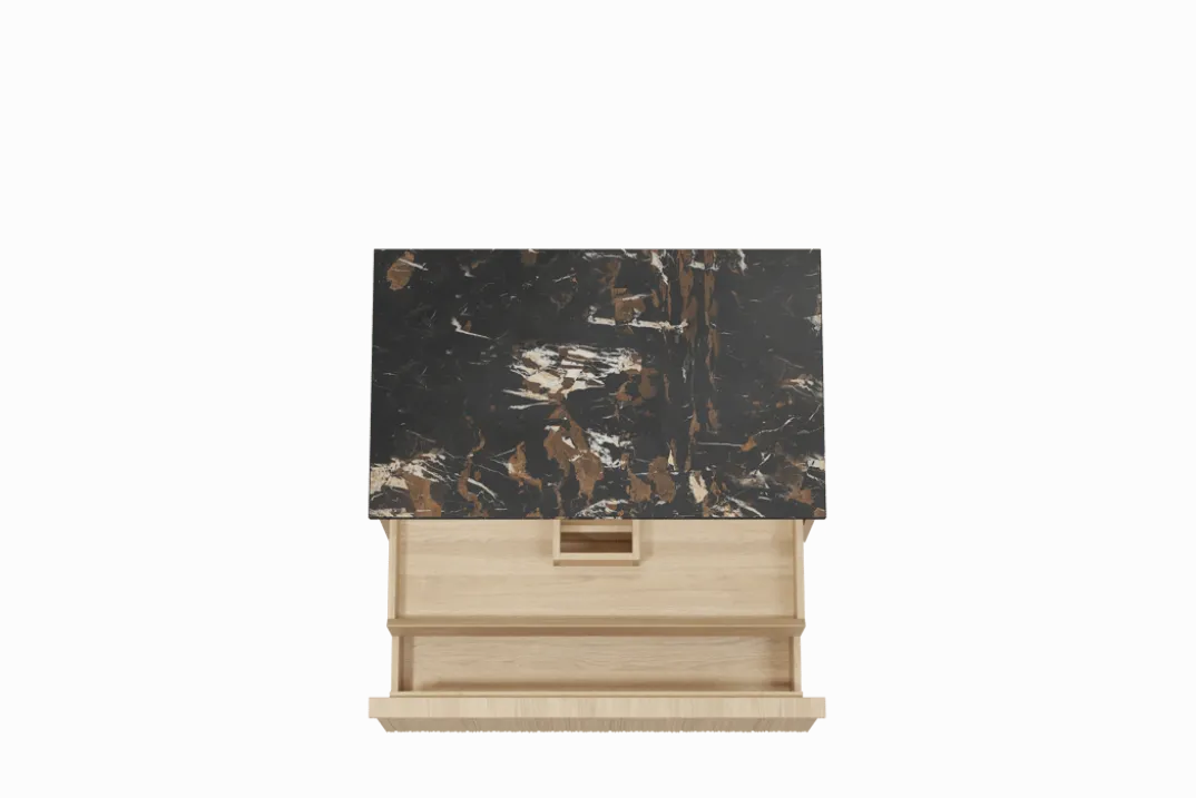 Balmani Forma badkamermeubel met Stretto wastafelblad voor waskom(men)