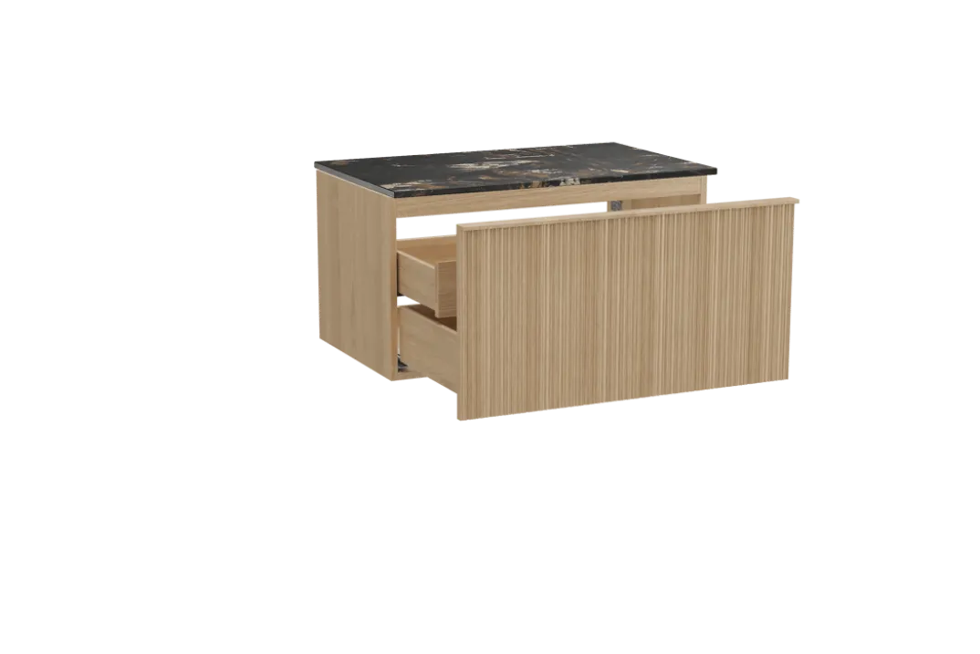 Balmani Forma badkamermeubel met Stretto wastafelblad voor waskom(men)