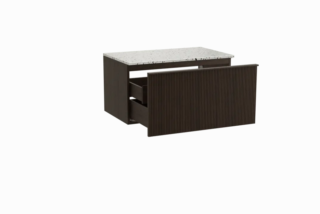 Balmani Forma badkamermeubel met Stretto wastafelblad voor waskom(men)