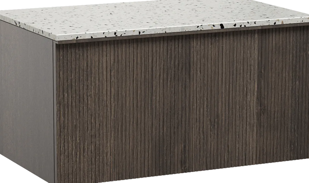 Balmani Forma badkamermeubel met Stretto wastafelblad voor waskom(men)