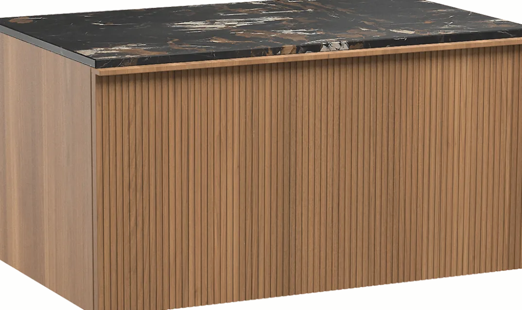 Balmani Forma badkamermeubel met Stretto wastafelblad voor waskom(men)
