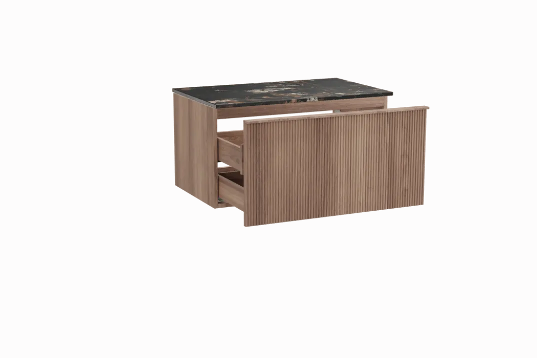 Balmani Forma badkamermeubel met Stretto wastafelblad voor waskom(men)