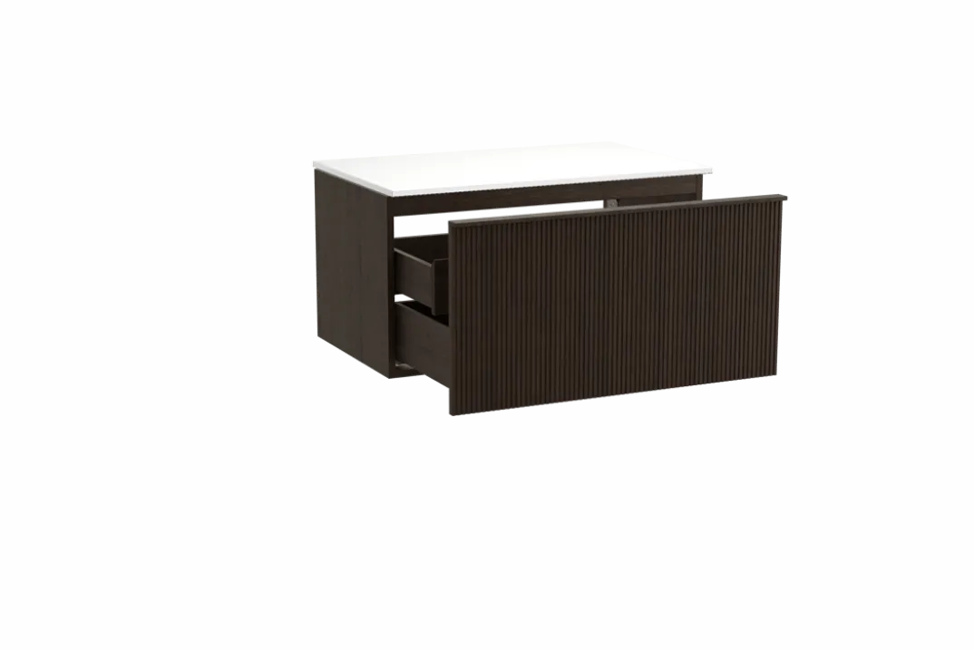 Balmani Forma badkamermeubel met Stretto wastafelblad voor waskom(men)