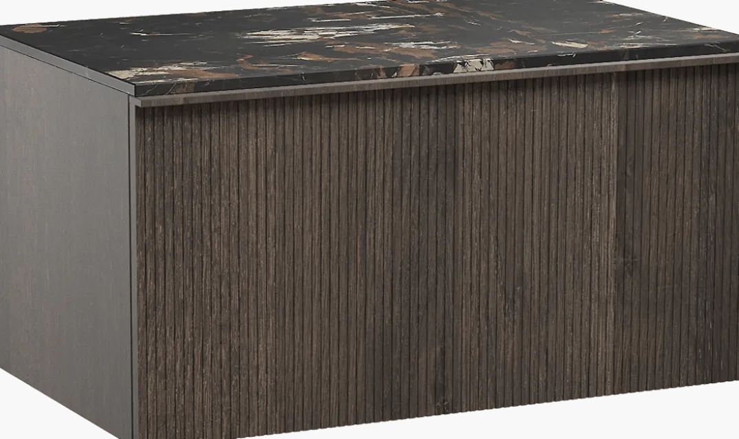 Balmani Forma badkamermeubel met Stretto wastafelblad voor waskom(men)