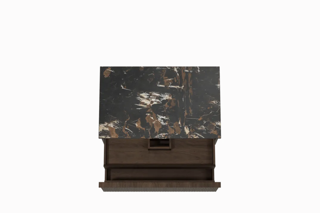 Balmani Forma badkamermeubel met Stretto wastafelblad voor waskom(men)