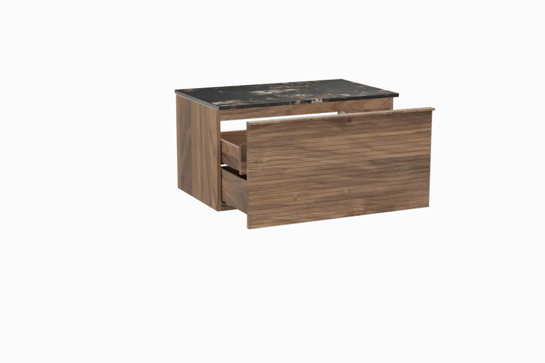Balmani Forma badkamermeubel met Stretto wastafelblad voor waskom(men)