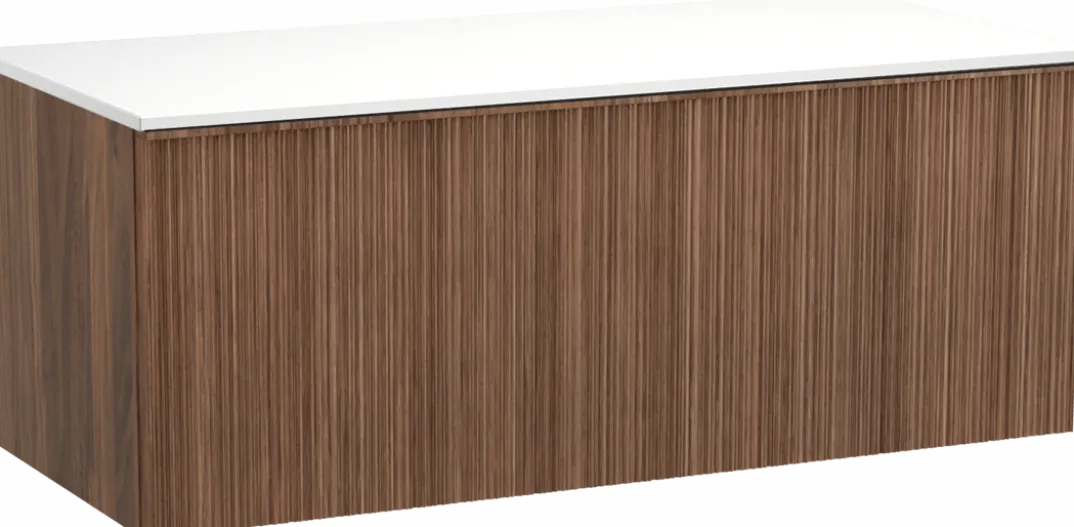 Balmani Forma badkamermeubel met Stretto wastafelblad voor waskom(men)