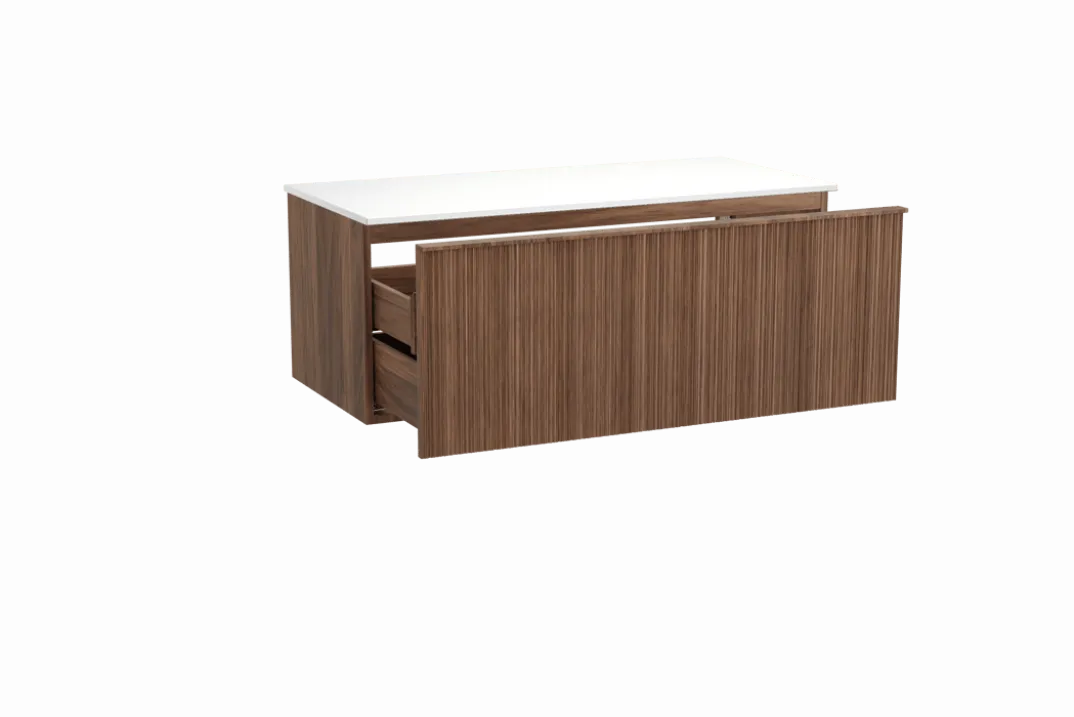 Balmani Forma badkamermeubel met Stretto wastafelblad voor waskom(men)
