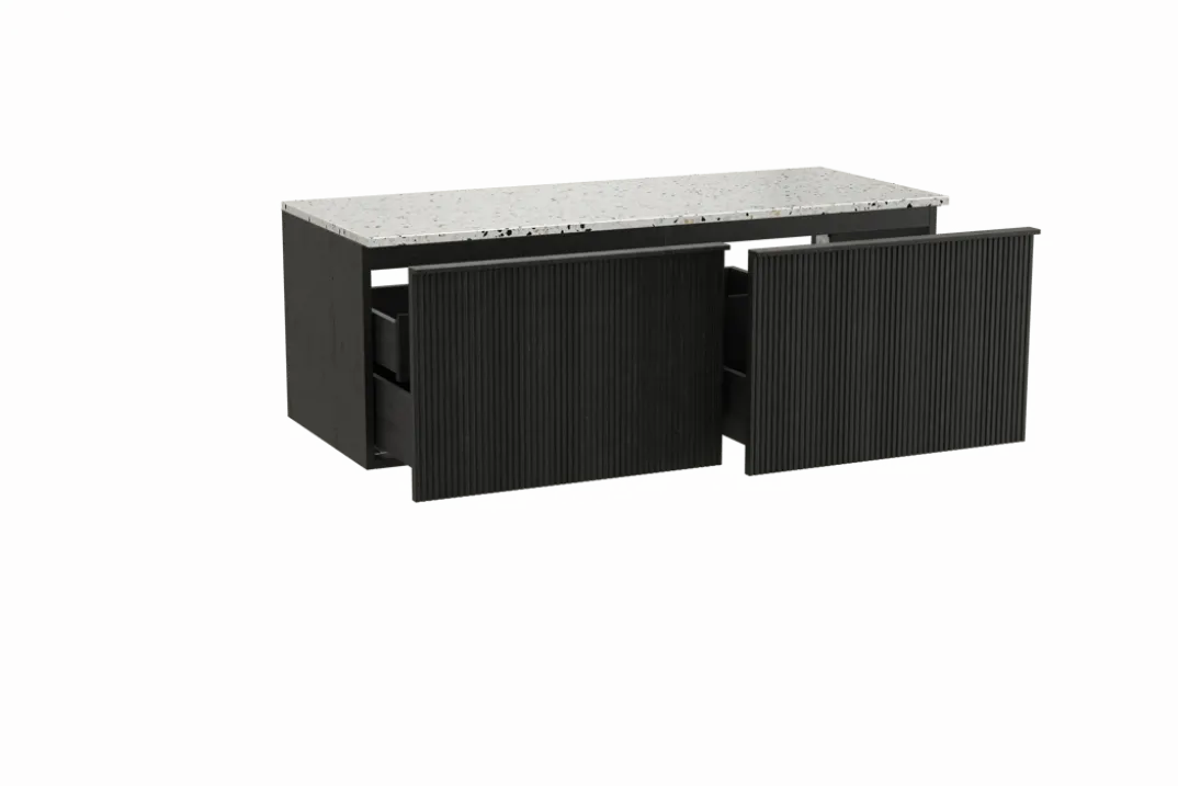 Balmani Forma badkamermeubel met Stretto wastafelblad voor waskom(men)