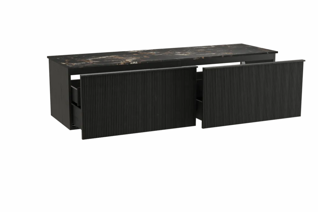 Balmani Forma badkamermeubel met Stretto wastafelblad voor waskom(men)