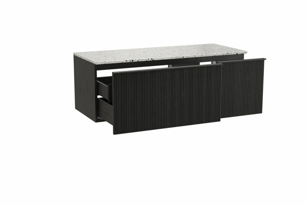Balmani Forma badkamermeubel met Stretto wastafelblad voor waskom(men)