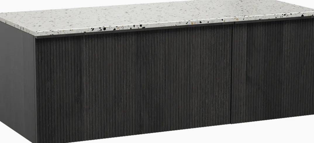 Balmani Forma badkamermeubel met Stretto wastafelblad voor waskom(men)