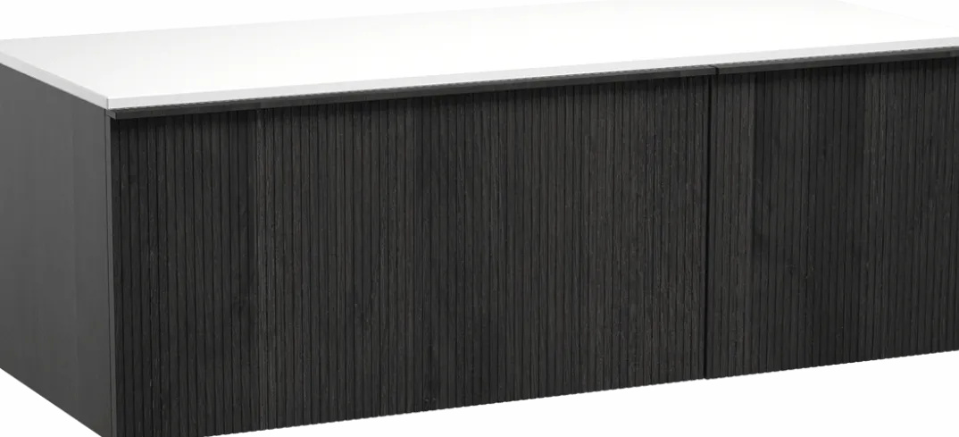 Balmani Forma badkamermeubel met Stretto wastafelblad voor waskom(men)