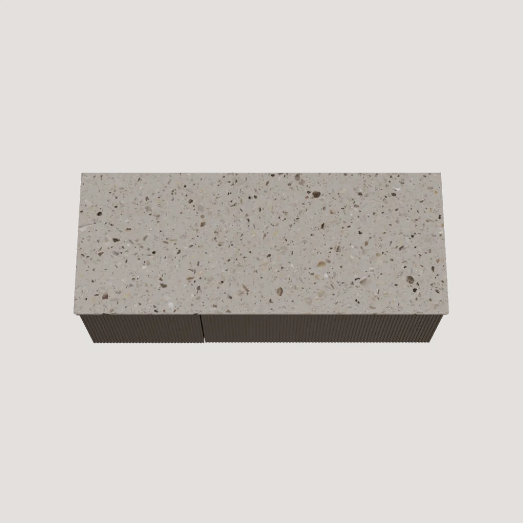 Balmani Forma badkamermeubel met Stretto wastafelblad voor waskom(men)