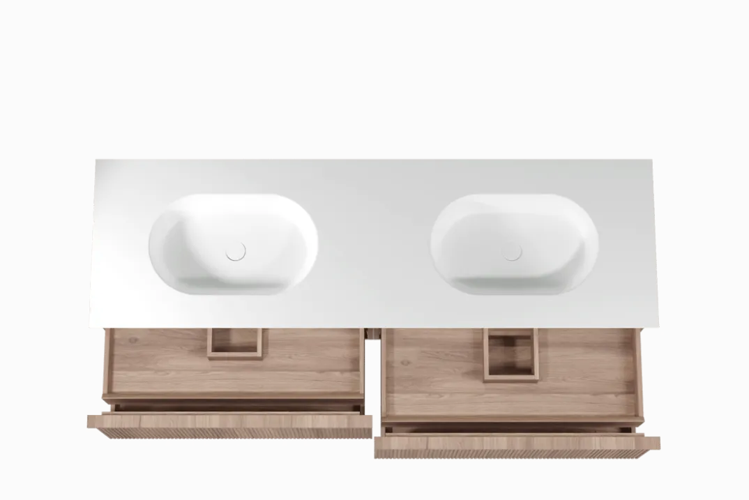 Balmani Forma badkamermeubel met Tablo Oval wastafel