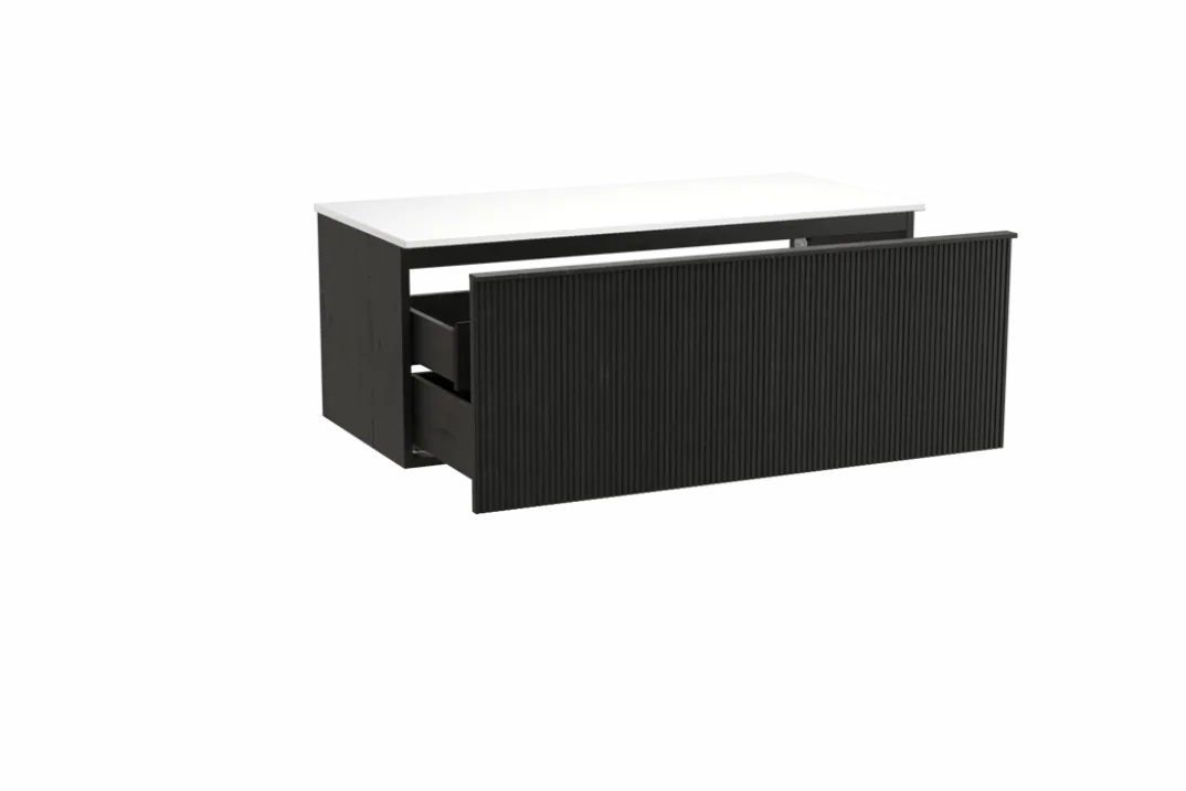 Balmani Forma badkamermeubel met Stretto wastafelblad voor waskom(men)