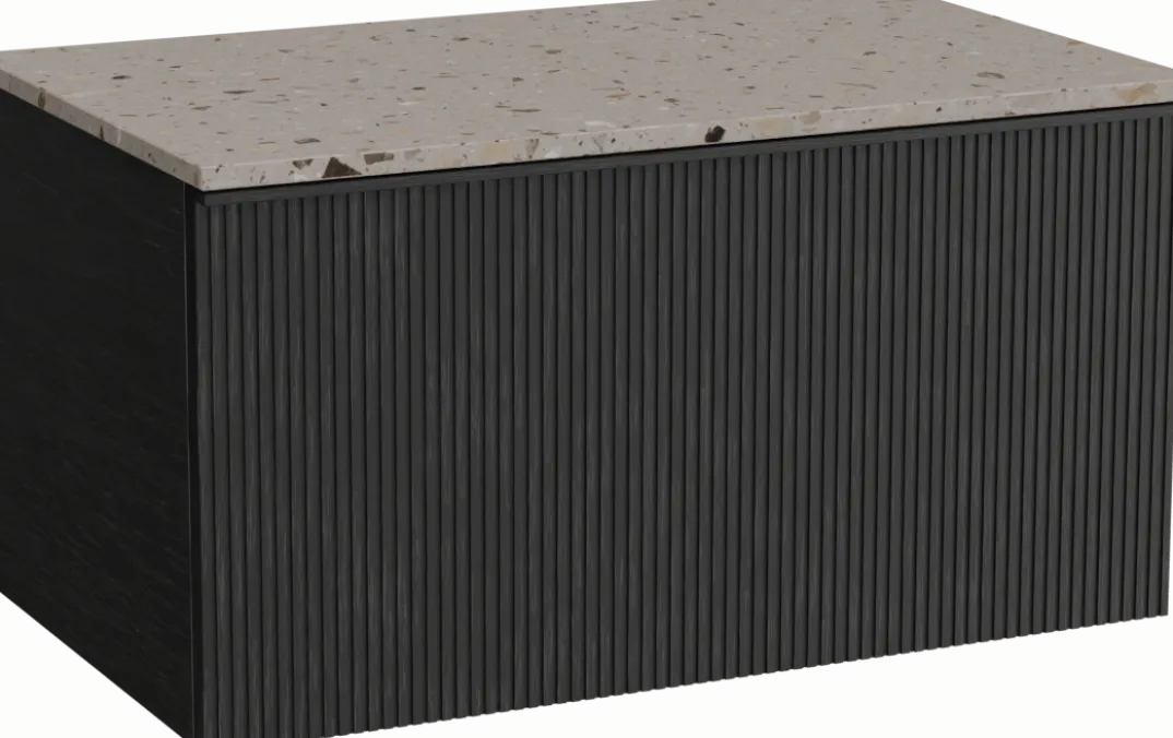 Balmani Forma badkamermeubel met Stretto wastafelblad voor waskom(men)
